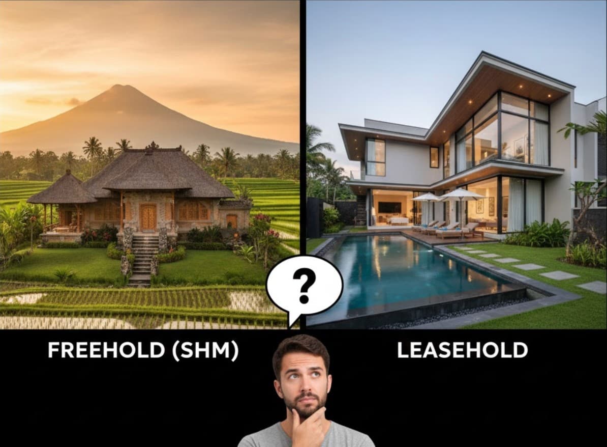 Perbedaan Rumah Freehold (SHM) dan Leasehold di Bali