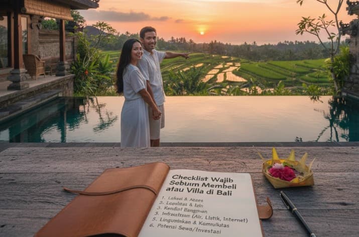 Checklist Wajib Sebelum Membeli Rumah atau Villa di Bali