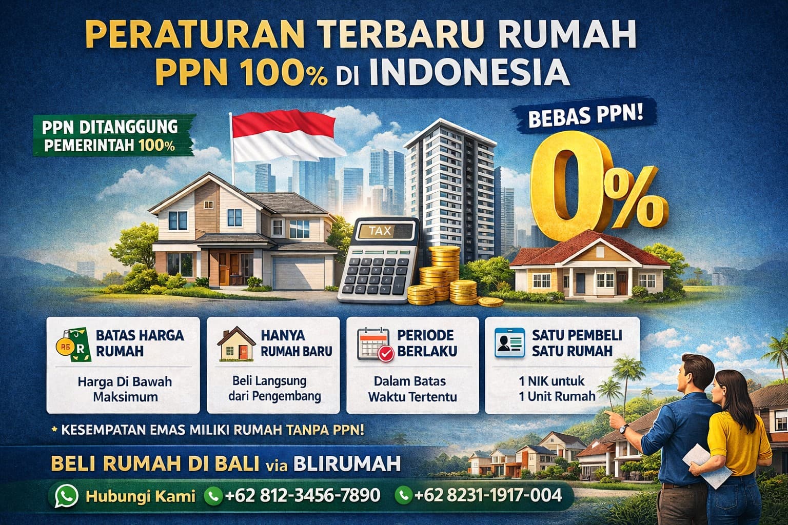PPN Rumah 100% DTP Resmi Berlaku, Ini Aturan Terbarunya